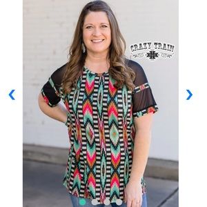 Band of Bonitas top by Crazy Train